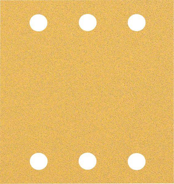 Produktbild Bosch Professional Zubehör EXPERT C470 Schleifpapier mit 6 Löchern für Schwingschleifer, 115 x 107 mm, G 40, 10-tlg. (40)