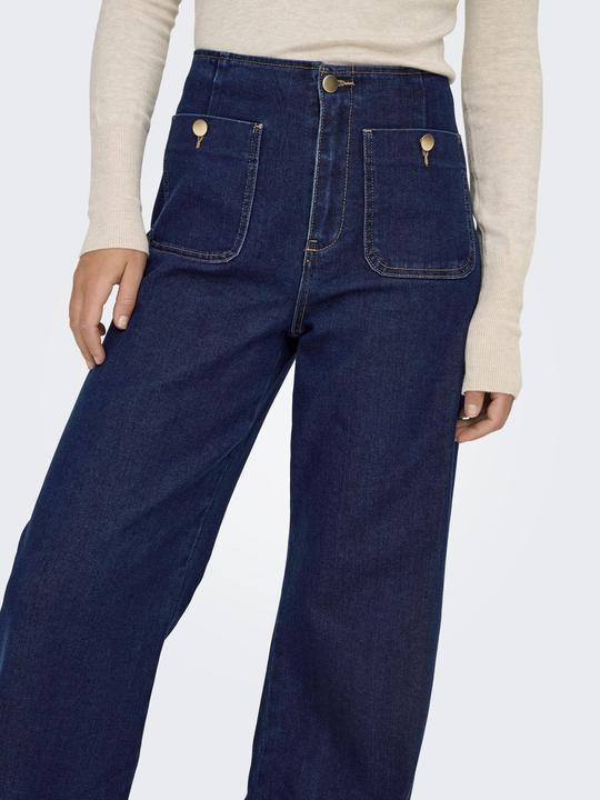 Produktbild Only ONLMADELINE Hohe Taille Weiter Beinschnitt Jeans Jeans mit weitem Bein (32)