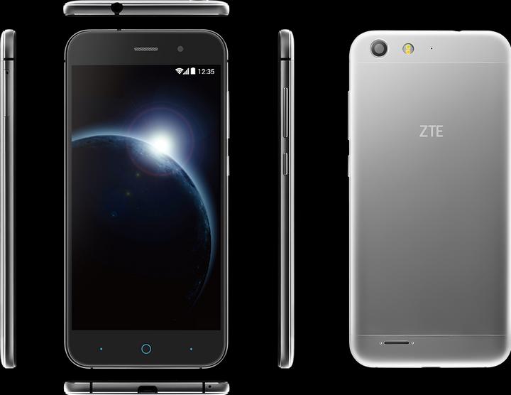 Produktbild ZTE Blade V6 (16 GB, Grau / Schwarz, 5", Dual SIM, 13 Mpx, 4G)