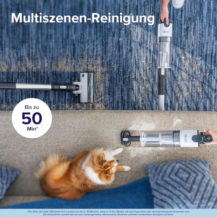 Actual product image INE Ersatzakku LSV-V201B für Akku Staubsauger LVAC-200