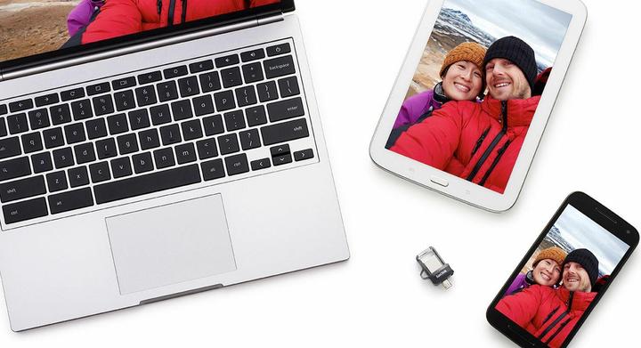 Actual product image SanDisk Ultra Dual Drive M3.0 (128 GB, USB-A, Micro USB)