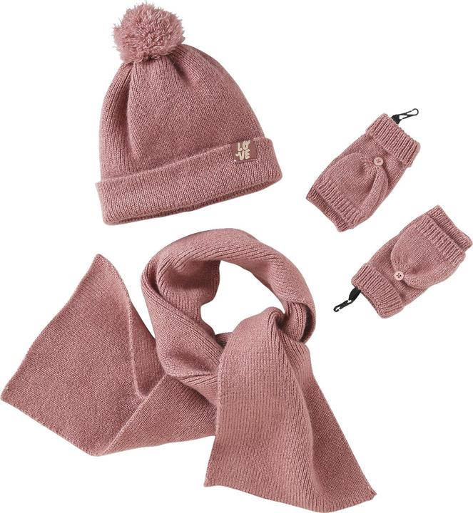 Produktbild Vertbaudet Mädchen Set: Mütze, Schal & Handschuhe