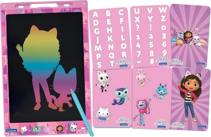 Actual product image Lexibook Colouring board with stencils Gabby 28 cm