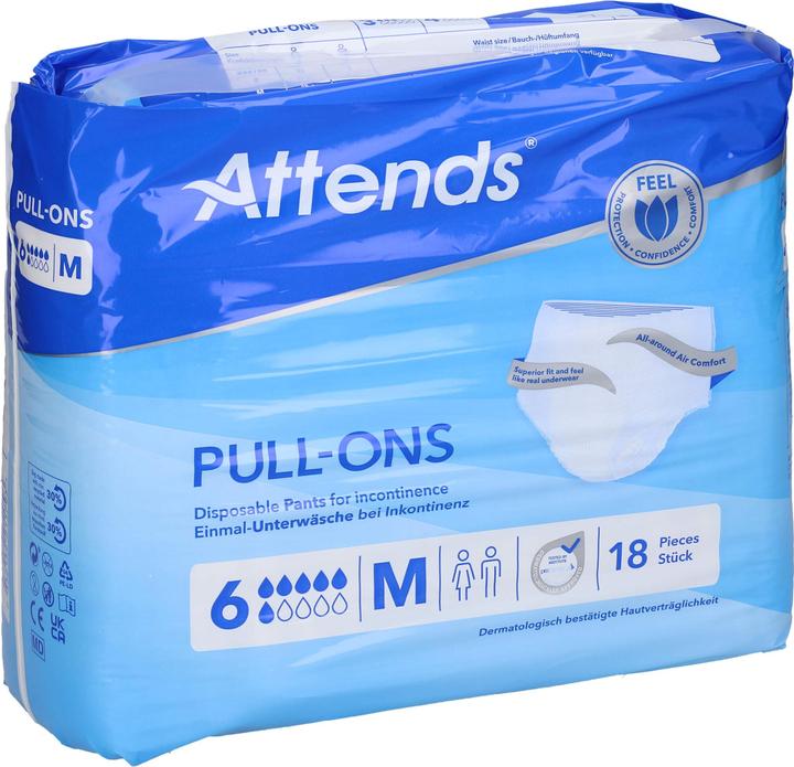 Actual product image Attends Pull Ons 6 Pant (18 x, M)