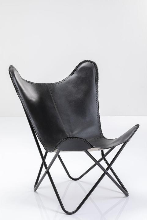 Produktbild Kare Design Sessel California Leder Schwarz