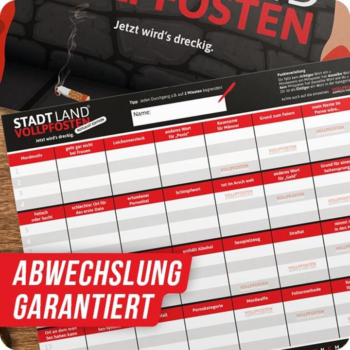 Image du produit Denkriesen Stadt Land Vollpfosten - Maintenant ça devient sale (Allemand)