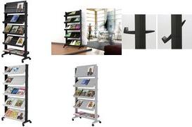 Image du produit Paperflow Stand de brochures mobile 15xA4 (A4)