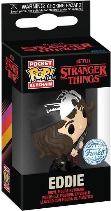 Immagine prodotto Funko Portachiavi in vinile Stranger Things POP! 4 cm Eddie Display (12)