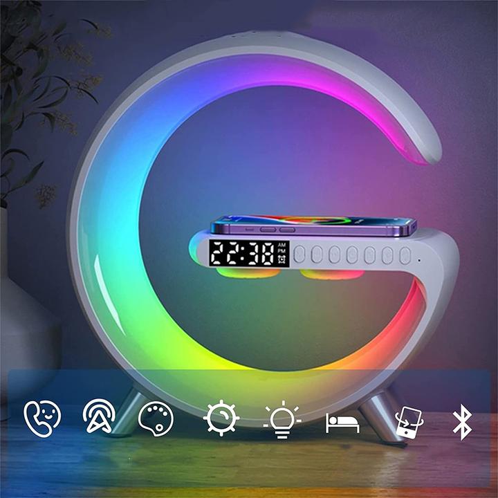 Actual product image Esmée Smart Light Digital Alarm Clock Speaker