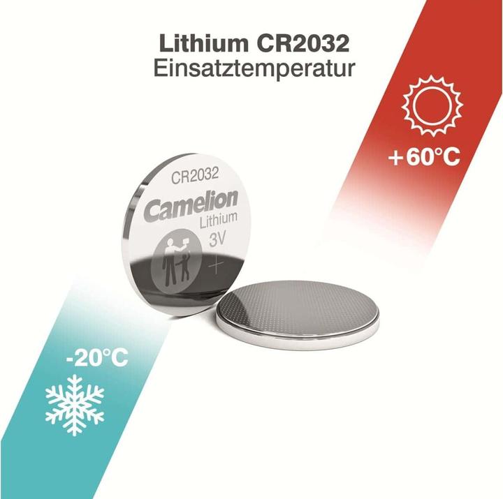 Produktbild Camelion CR2032 Lithium 3V (1 Stk., CR2032, 220 mAh)