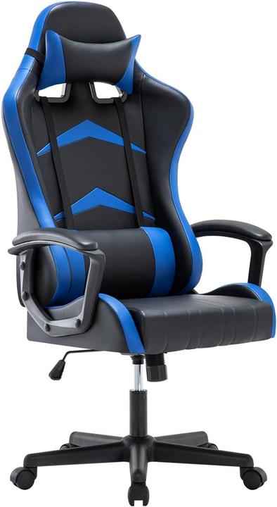 Image du produit IWMH Chaise de bureau avec coussin de tête et coussin lombaire