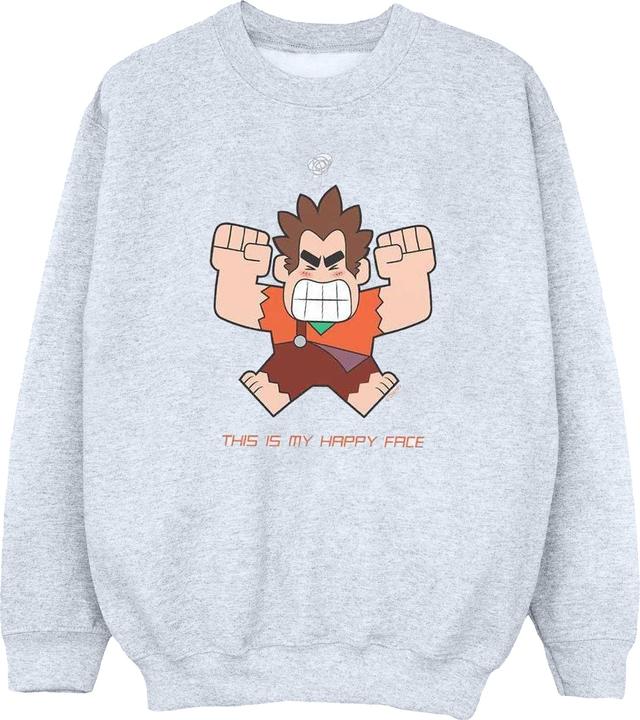 Actual product image Disney Womens/Ladies Wreck It Ralph Happy Face Sweatshirt (M)