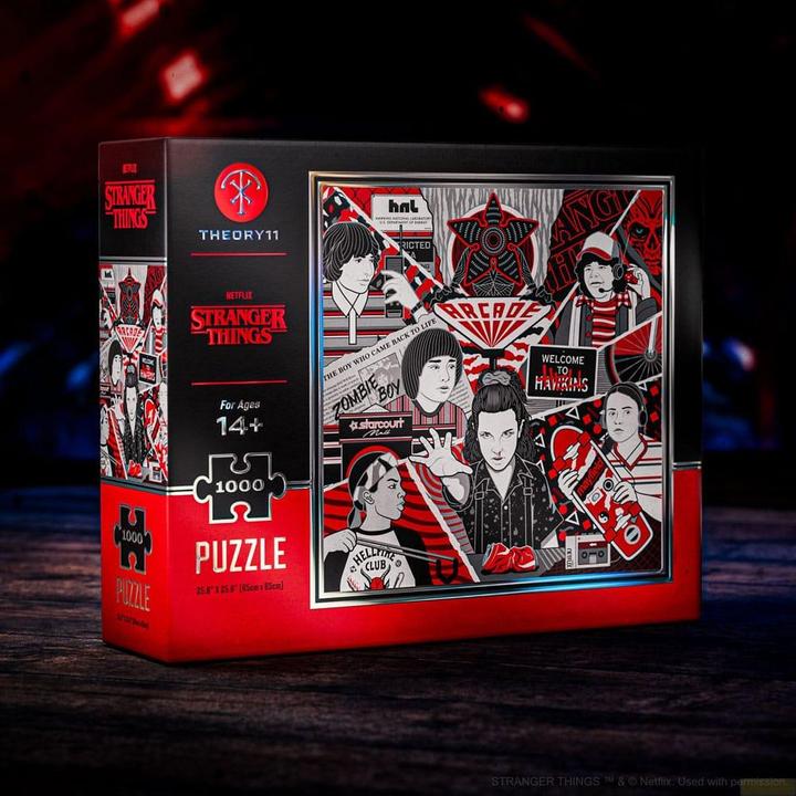 Actual product image Theory11 Stranger Things Multi-Dimensionales Puzzle (1000 Teile) (1000 pieces)
