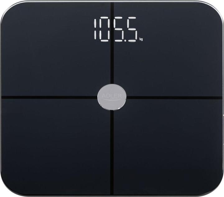Adler Bilancia pesapersone intelligente | AD 8187 | Peso massimo (capacità) 180 kg | Precisione 100 g | (180 kg)