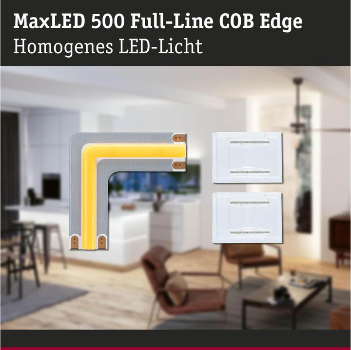 Immagine prodotto Paulmann MaxLED 500 angolo striscia COB a linea intera (Bianco, 3 cm, Interno)