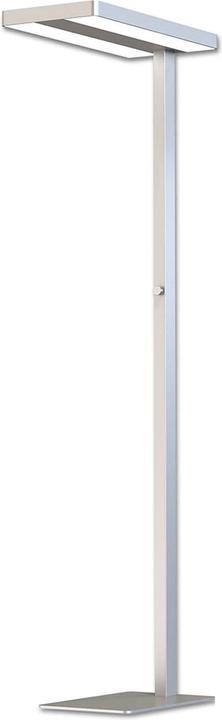 Produktbild Isoled LED Office Stehleuchte PRO 40W+40W 4000K Silber dimmbar (5500 lm)