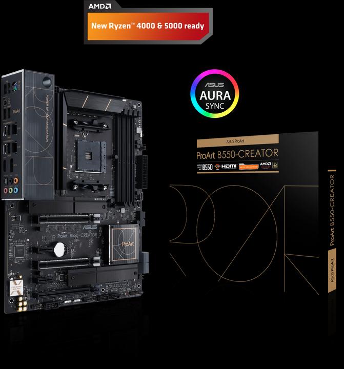 Image du produit ASUS PROART B550-CREATOR (AM4, AMD B550, ATX)