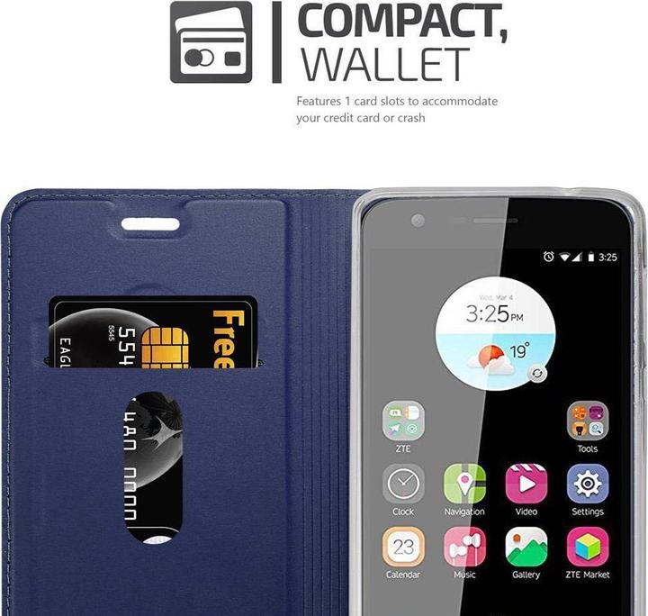 Actual product image Cadorabo Book Classy Style Cover (ZTE Blade V8 Mini)