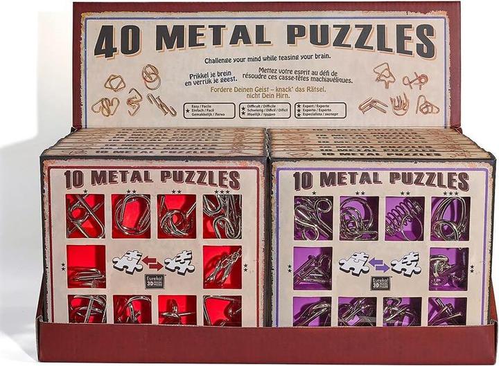 Image du produit Eureka 10 puzzles en métal (10 pièces)