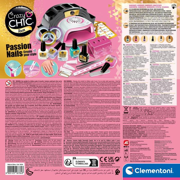 Actual product image Clementoni Crazy Chic Teen - Passion Nails