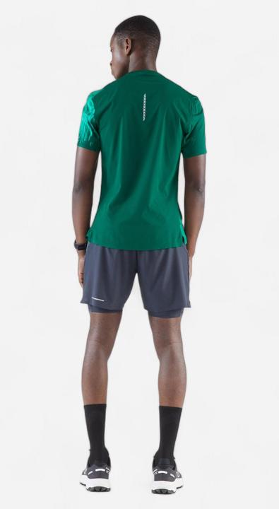 Immagine prodotto Kiprun Men's Trail Running Long-Distance Shorts 2in1-Kiprun Run Ultra 900-Green (XXL)