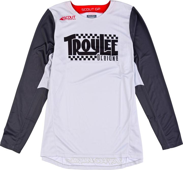 Actual product image Troy Lee Designs Scout GP Jersey, Big Lee, charcoal/fog, L (L)