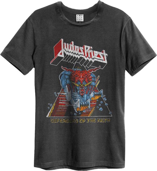 Actual product image Amplified Unisex Adult Defenders Of The Faith Judas Priest T-Shirt (S)