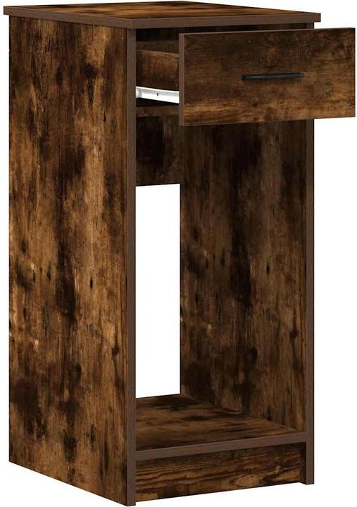 Productafbeelding VidaXL Computerkast met lade gerookt eiken 35x45x77 cm PC-kast (35 x 45 x 77 cm)