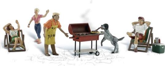 Bachmann Trains H0 Barbecue dans le jardin
