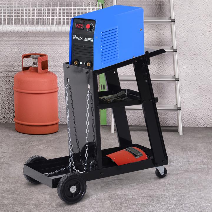Image du produit Durhand Chariot de soudage avec chaîne de sécurité (50 kg)