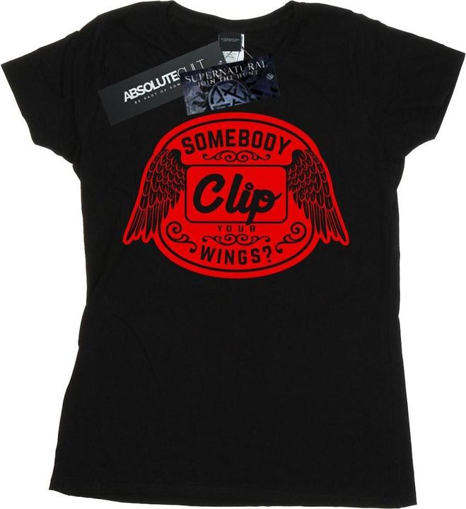 Immagine prodotto Supernatural Clip Your Wings Maglietta Donna (M)