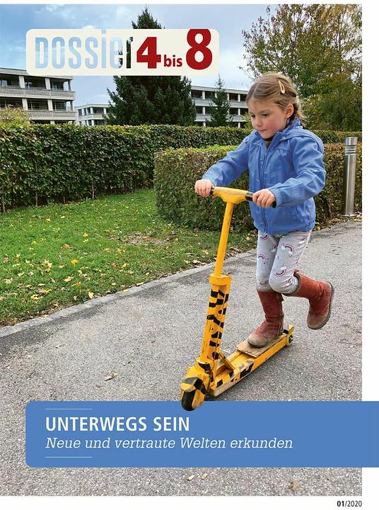 Immagine prodotto Dossier «4 bis 8»: UNTERWEGS SEIN (Tedesco, Team di autrici e autrici, 2020)