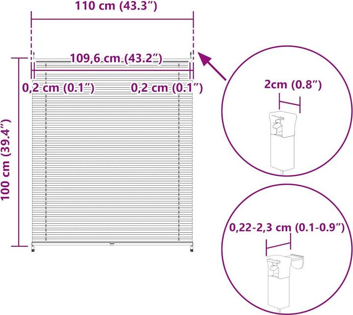 Actual product image VidaXL Eward (110 x 100 cm)