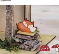 Actual product image Rayher Wooden plug-in kit, forest animals, 45 pcs.