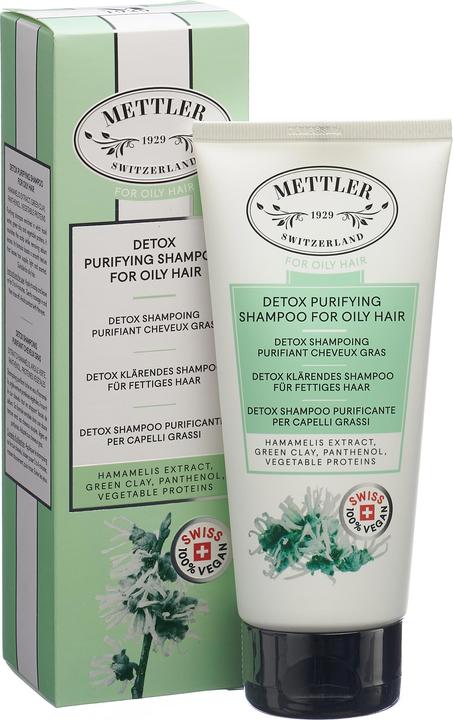 Produktbild Mettler1929 Detox klärendes Shampoo für fettiges Haar fettiges Haar (200 ml, Flüssiges Shampoo)