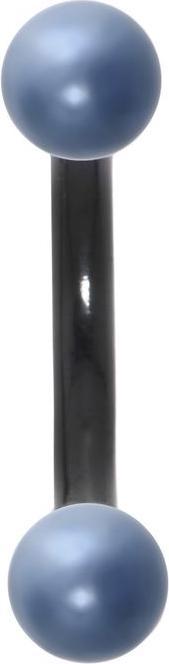 Produktbild Bijouteria Augenbrauenpiercing (Chirurgenstahl 316L, PVD Beschichtung (schwarz), Synthetische Perle)