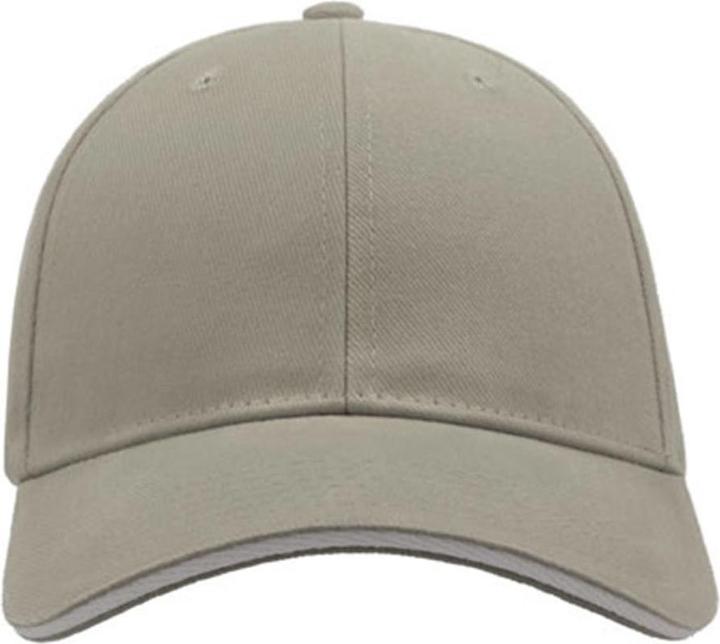 Actual product image Atlantis Liberty baseball cap with 6 brushed cotton panels (pack of 2) (One size)