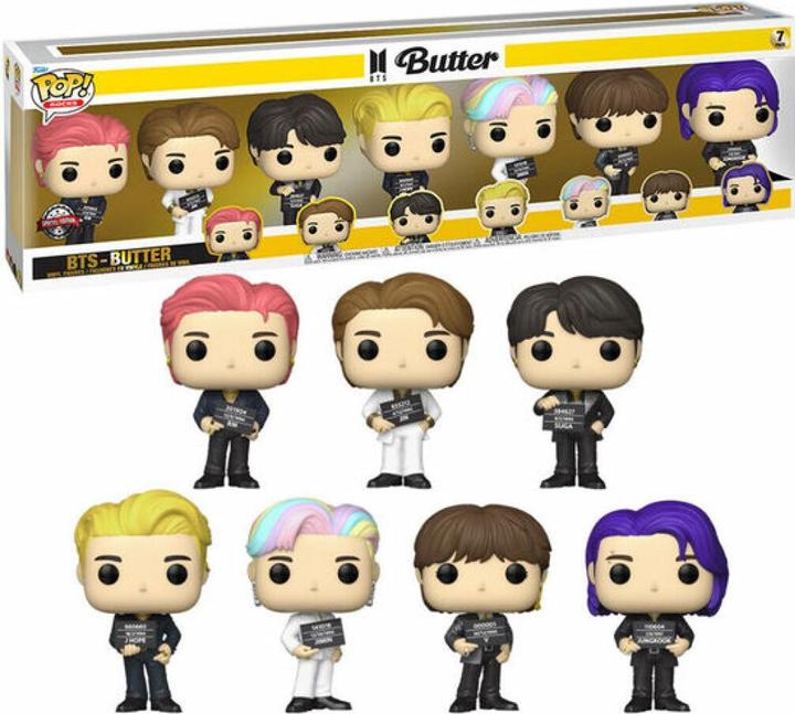 Actual product image Funko Pop! Rocks BTS 7 Pack Butter