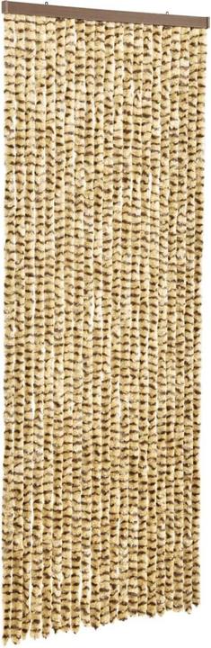 Produktbild VidaXL Fliegenvorhang Insektenschutz Türvorhang Fadenvorhang Beige Braun (56 x 200 cm)