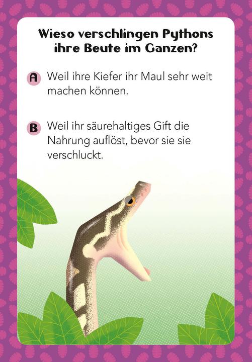 Immagine prodotto National Geographic Quiz sugli animali. 100 domande sugli animali per gli appassionati di quiz e gli amanti degli (Tedesco)
