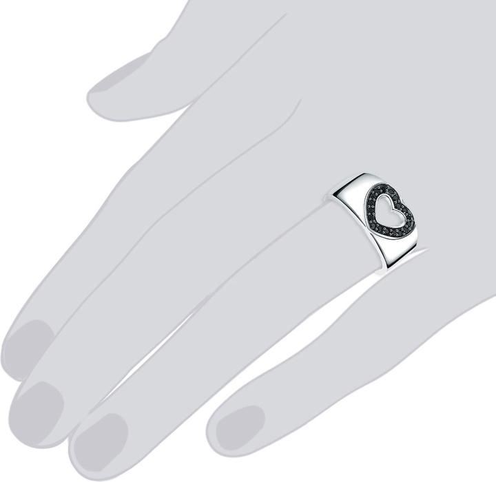Produktbild Rafaela Donata Damen Herz Sterling Silber Zirkonia silber - 3838 (58, 925 Silber)