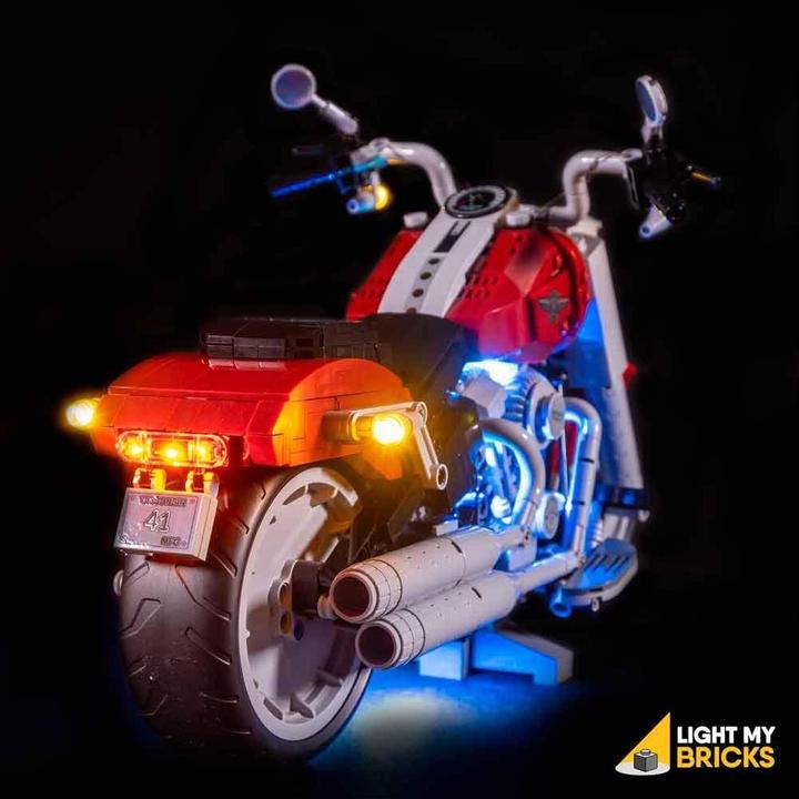 Image du produit Light my bricks Kit d'éclairage LED pour LEGO Harley-Davidson Fat Boy