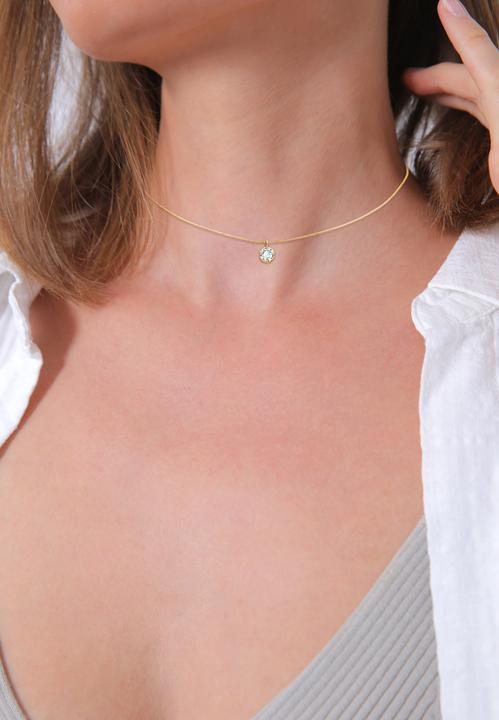 Image du produit Elli Choker, chaîne en cristal (Argent sterling 925, Cristal de verre, 36 cm)