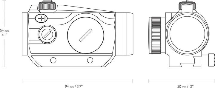 Produktbild Hawke Vantage 3 MOA Red Dot 1x25 ′9-11mm′ - 12106 Rotpunktvisier (1 x, 25 mm)