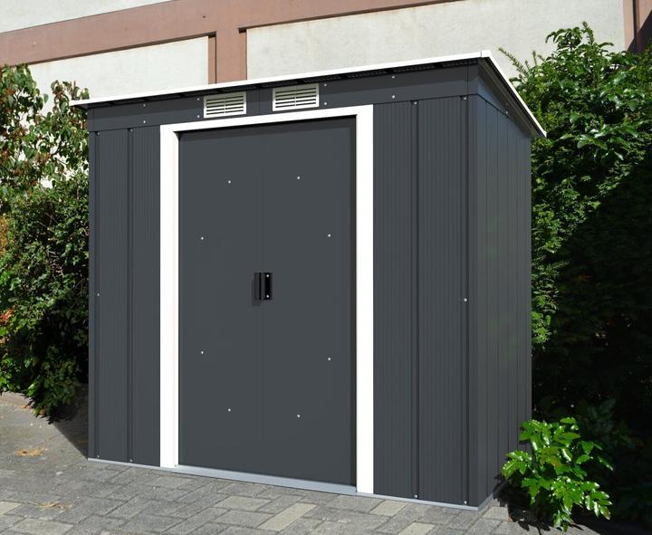 Image du produit Tepro Abri de jardin Pent Roof Eco 6x4, anthracite