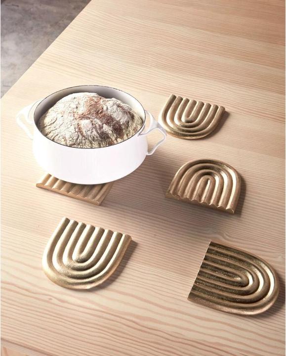 Actual product image Oyoy Trivet Rainbow Gold (1 x, Pan coaster)