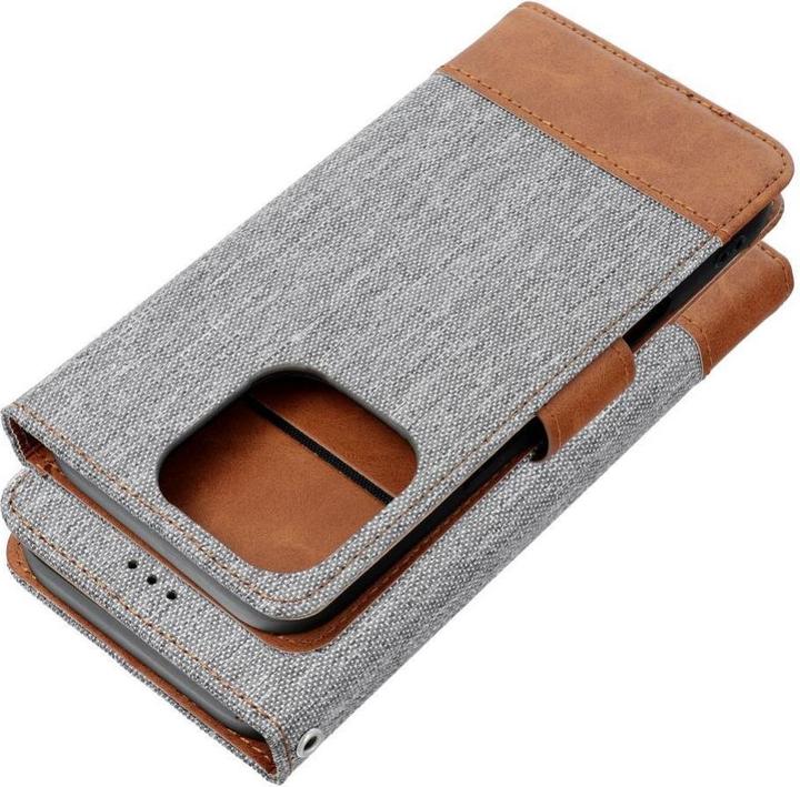 Produktbild OEM Book case JEANS Book for IPHONE 7 / 8 / SE 2020 / SE 2022 gray (Apple iPhone SE (2nd Gen), Apple iPhone 7, Apple iPhone SE (3rd Gen))
