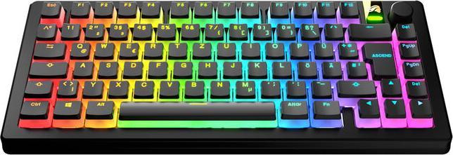 Immagine prodotto Glorious Coprichiavi Aura V3, layout ISO (DE), PBT, doppio colpo - Nero