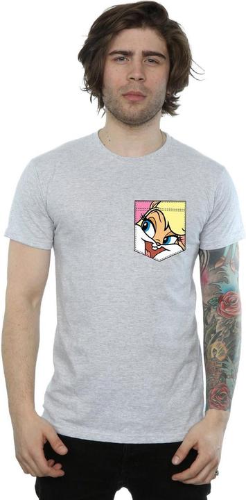 Image du produit Looney Tunes - T-shirt LOLA BUNNY FACE FAUX POCKET - Homme (L)