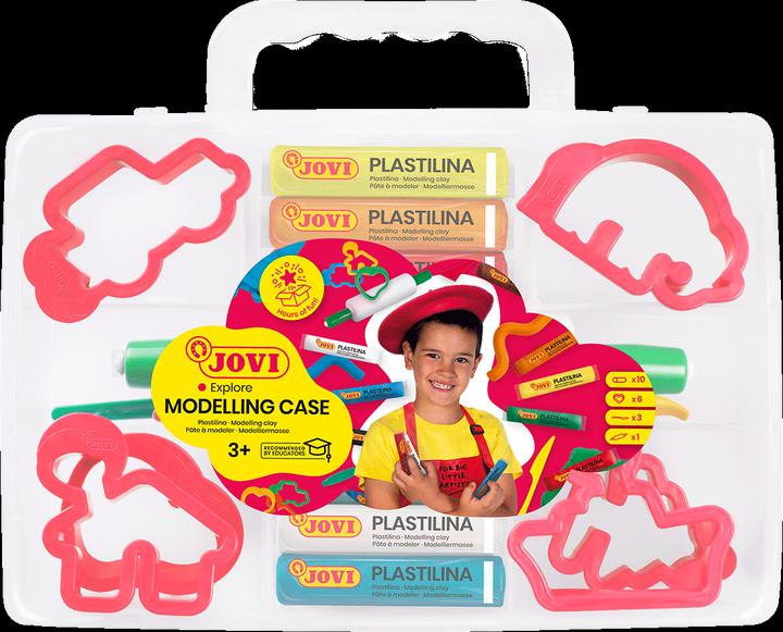 Jovi Plasticine with accessories + moulds + tools Case